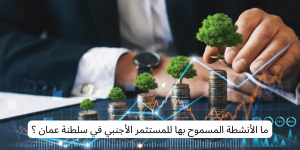 الأنشطة المسموح بها للمستثمر الأجنبي